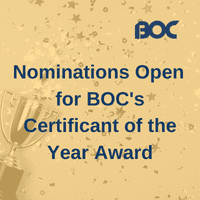 Nominations Open for BOC’s Certificant of the Year Award