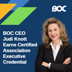 BOC CEO Judi Knott Earns Certified Association Executive Credential
